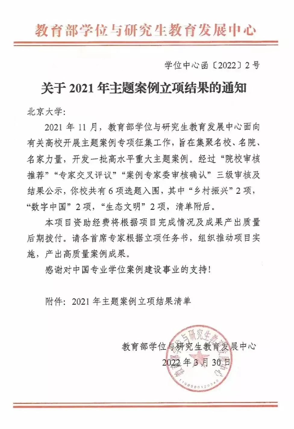 9001cc金沙三项案例获教育部学位中心2021年主题案例专项征集立项